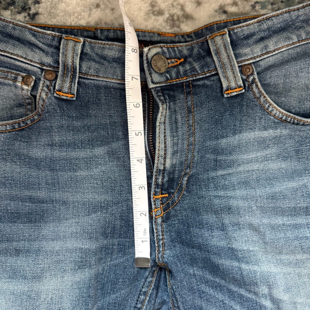 Size 28 Length 34 Nudie Jeans Women’s Faded Blue Denim Ripped Skinny Jeans - Picture 14 of 16